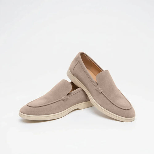 Heritage Suede Loafers  — Double the Elegance.