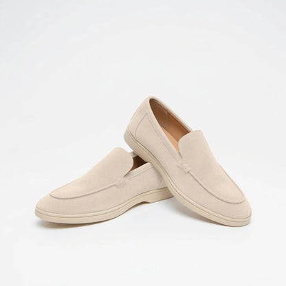 Heritage Suede Loafers  — Double the Elegance.