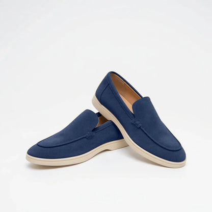 Heritage Suede Loafers  — Double the Elegance.
