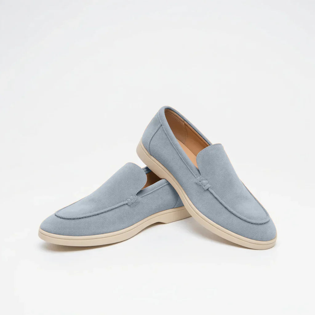 Heritage Suede Loafers  — Double the Elegance.