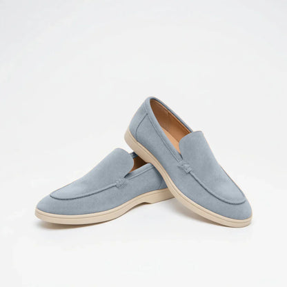 Heritage Suede Loafers  — Double the Elegance.
