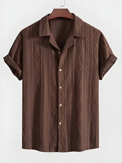Camisa de tejido gofre