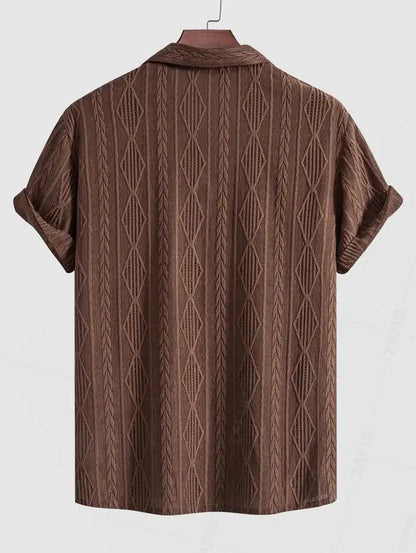 Camisa de tejido gofre