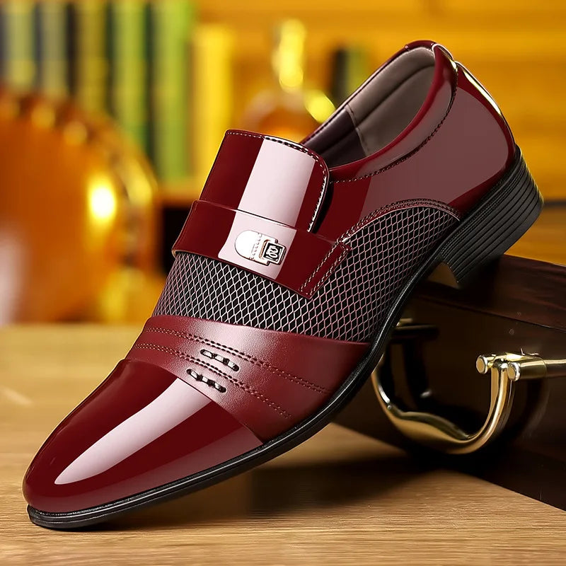 Oxford Slip On Dress Shoes
