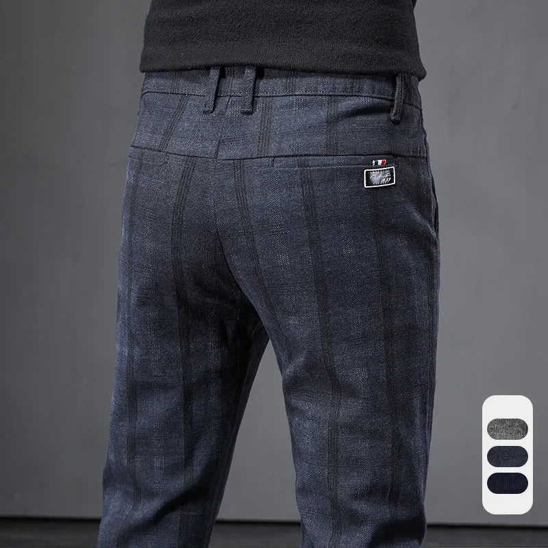 Plaid Casual Pants