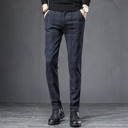 Plaid Casual Pants