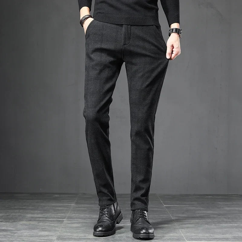 Plaid Casual Pants